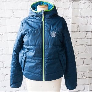 Reversible Puffer Ski Jacket Youth Large by DECATHLON CANADA
